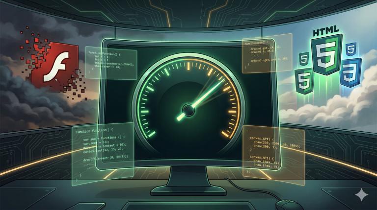 Canvas Speedometer: an HTML5 gauge in a Flash world