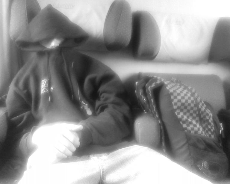 Hackathon nap — the natural state of a developer during crunch time