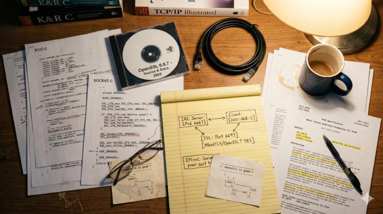 Forking Bahamut for Azzurra IRC: IPv6 and SSL in 2002